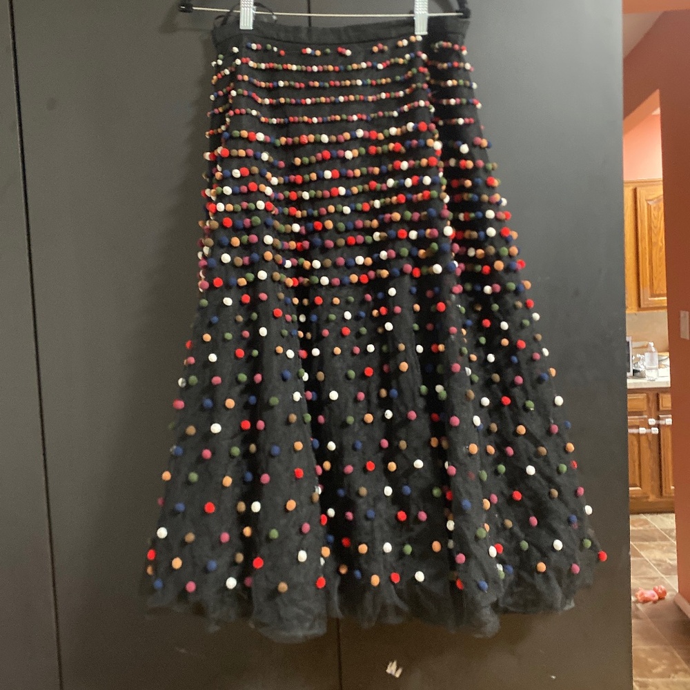 Sara Navon Pom Pom skirt
